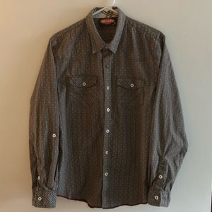 Mambo Australia button up down long sleeve size M